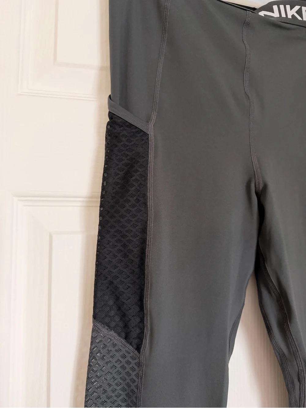Nike Black Women’s Leggings with Mesh Panels